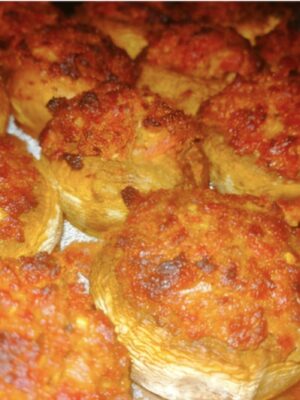 Champignons Farcis au Chorizo