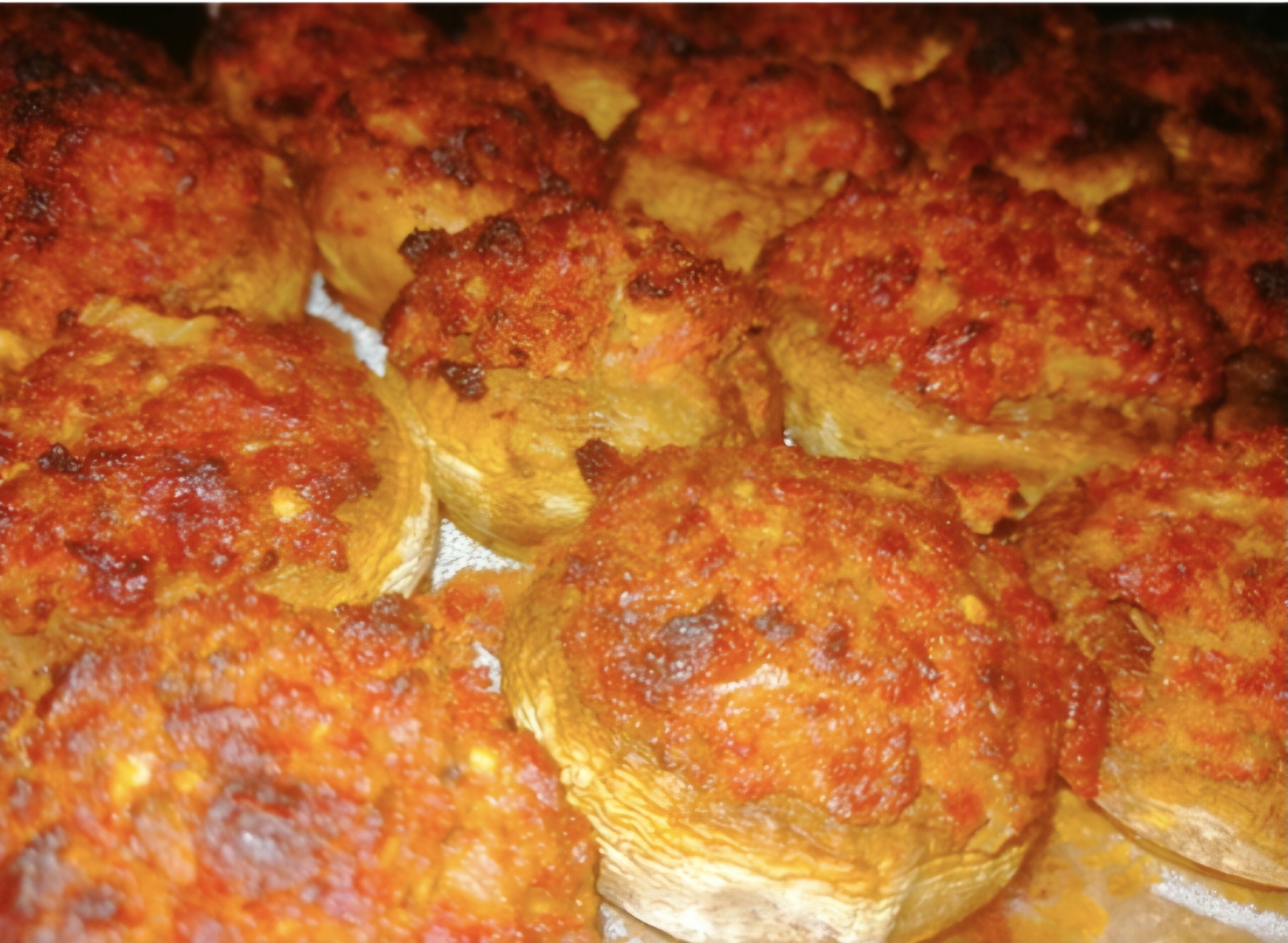 Champignons Farcis au Chorizo