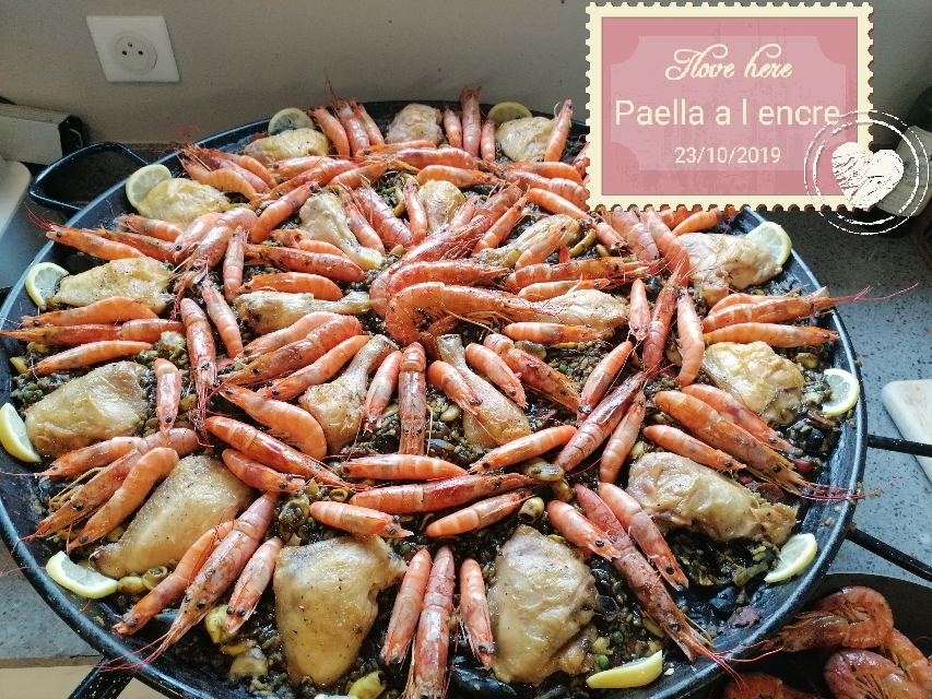 Paella Negra Royale
