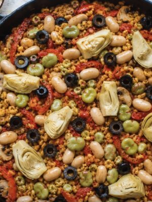 Paella Vegetarienne et Vegan